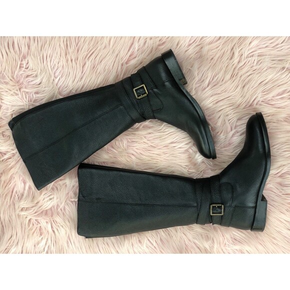 Sam Edelman Shoes - Sam Edelman Marlon High Knee Riding Boots Black Leather